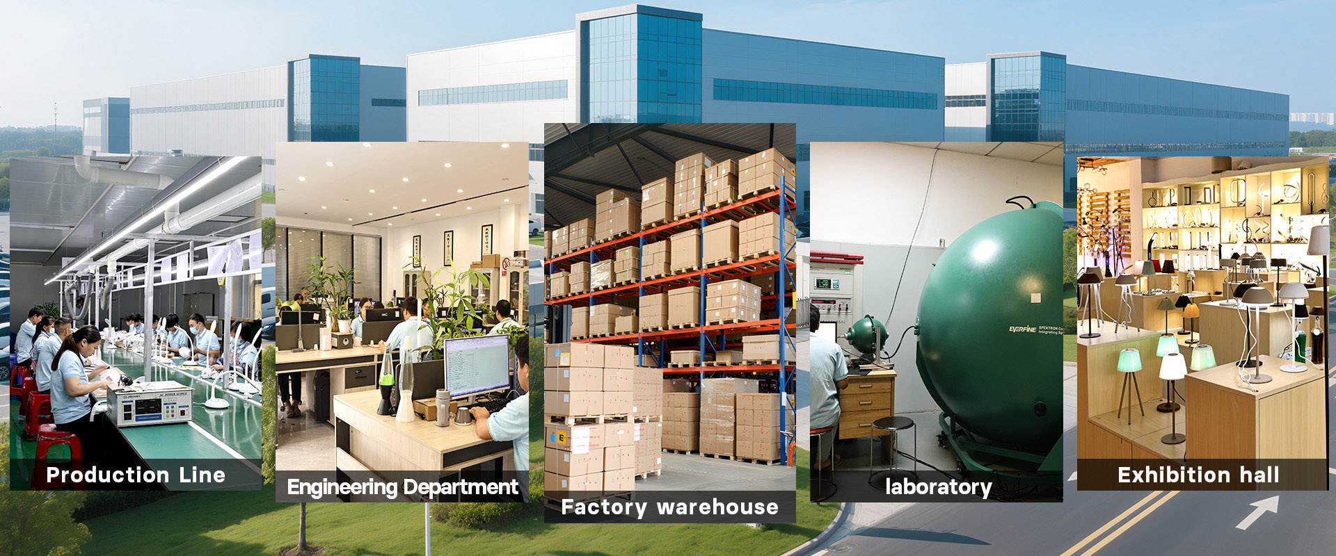 Фабрика лампи са стезаљкама