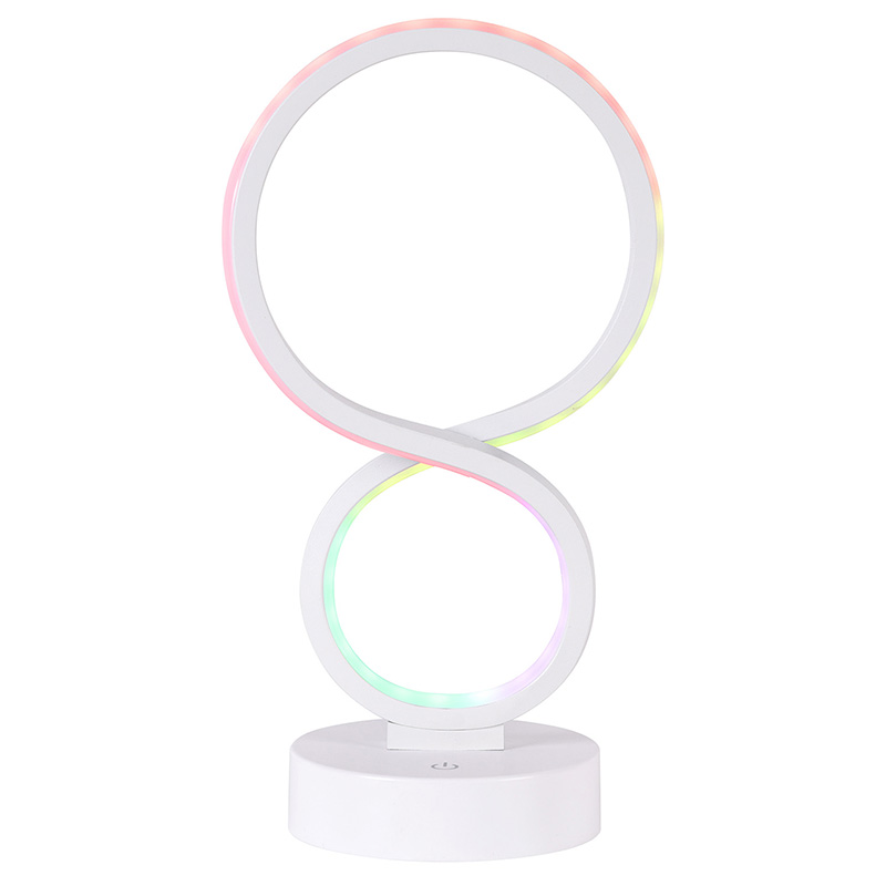 РГБ светло лед стона лампа са 8 сјенила